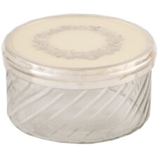 Glass jar with lid nostalgic Ã˜ 9x5 cm