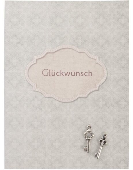 classy greeting card german 10x13,5 cm