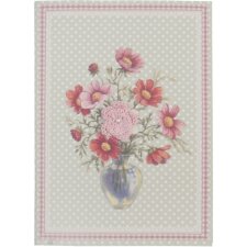 Carte de vœux bouquet de fleurs 10x13,5 cm