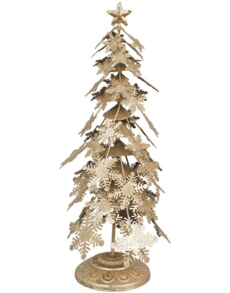 Deco Kerstboom &oslash; 11x30 cm goud