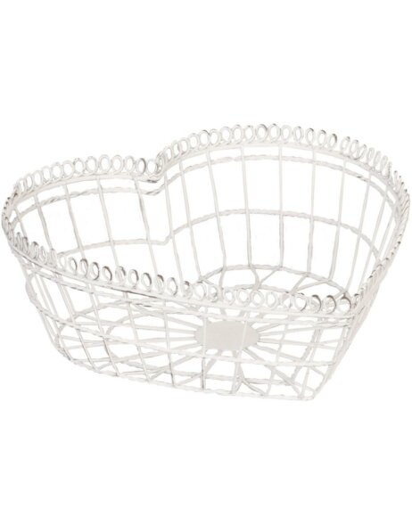 herf&Atilde;&para;rmiger metal basket 18x19x7 cm white