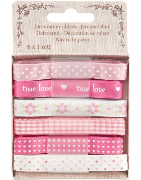 Ribbon for decorating 6-pack Valentines Day
