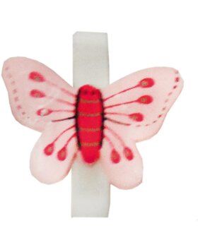Note clips BUTTERFLY 3.5 cm pink