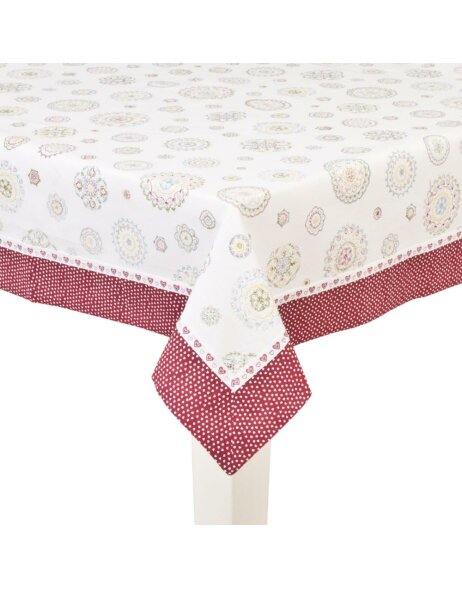 Tablecloth 100x100 cm Happy Hearts