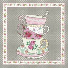 Paper napkins Tea Time 33x33 cm