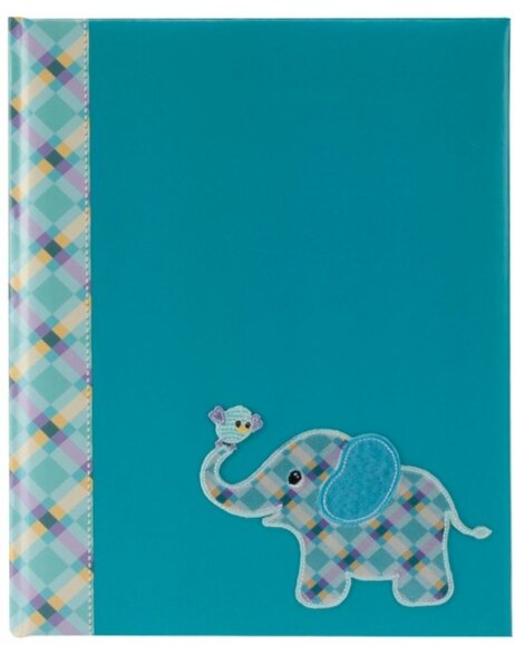 Baby diary elephant blue