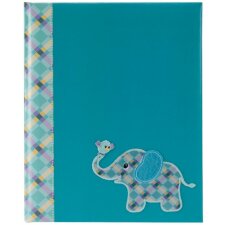 Baby diary elephant blue