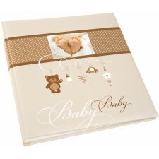 Goldbuch Babyalbum Little Mobile 30x31 cm 60 weiße Seiten