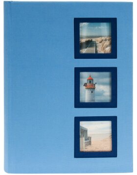 Leinen-Einsteckalbum View 300  Fotos 10x15 cm