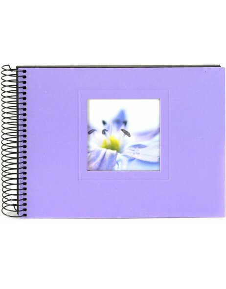 Spiral album Colore lilac 25x17 cm