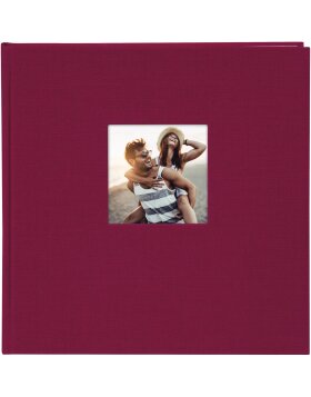Goldbuch Álbum de Fotos Bella Vista burdeos 25x25 cm 60 páginas blancas