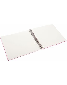 Spiral album Bella Vista pink 35x30 cm white pages