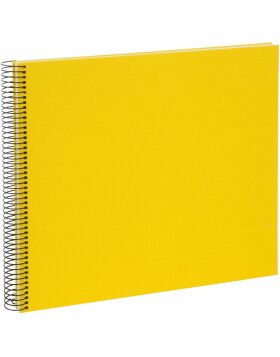 Álbum espiral Goldbuch Bella Vista amarillo 35x30 cm 40 páginas blancas