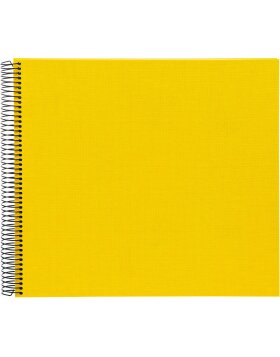 Goldbuch Spiralalbum Bella Vista gelb 35x30 cm 40 weiße Seiten