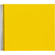 Álbum espiral Goldbuch Bella Vista amarillo 35x30 cm 40 páginas blancas