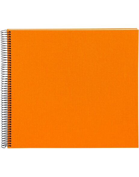 Spiral album Bella Vista orange 35x30 cm white pages