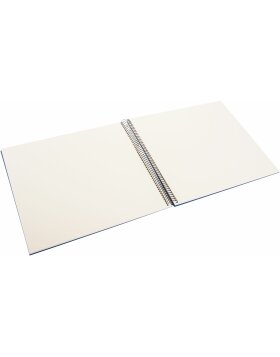 Goldbuch album à spirales Bella Vista bleu 35x30 cm 40 pages blanches