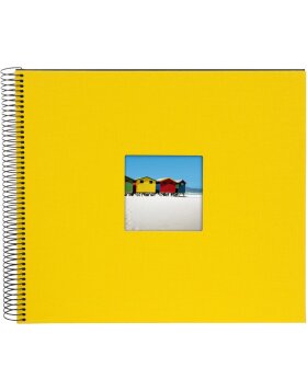 Álbum espiral Goldbuch Bella Vista amarillo 35x30 cm 40 páginas negras