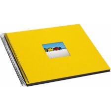 Album a spirale Goldbuch Bella Vista giallo 35x30 cm 40 pagine nere
