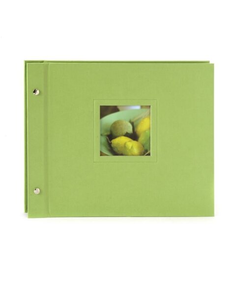 Album &agrave; vis Colore vert 30x24,5 cm