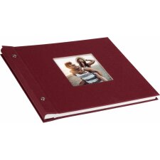 Goldbuch Album à vis Bella Vista bordeaux 30x25 cm 40 pages blanches
