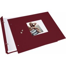 Goldbuch Album a vite Bella Vista bordeaux 30x25 cm 40 pagine bianche
