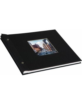 Goldbuch Álbum de rosca Bella Vista negro 30x25 cm 40 páginas blancas