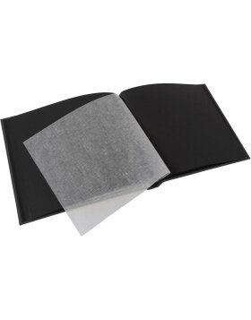 Album śrubowy Bella Vista czarny 30x25 cm czarny karton do zdjęć