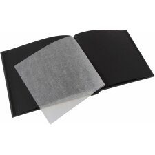 Album śrubowy Bella Vista czarny 30x25 cm czarny karton do zdjęć
