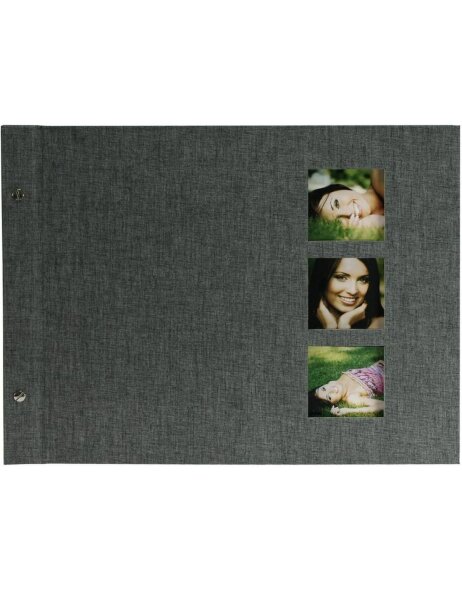 Schroef Album Stijl donkergrijs 39x31 cm