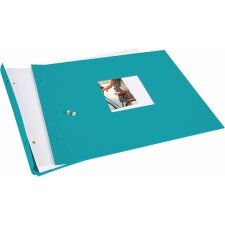 Goldbuch Album à vis Bella Vista turquoise 39x31 cm 40 pages blanches
