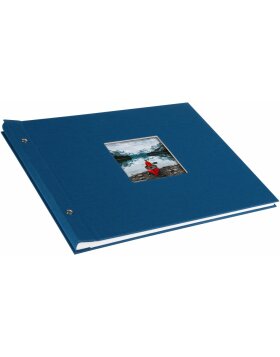 Goldbuch Schraubalbum Bella Vista blau 39x31 cm 40 weiße Seiten