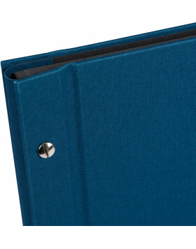 Goldbuch Schraubalbum Bella Vista blau 39x31 cm 40 schwarze Seiten