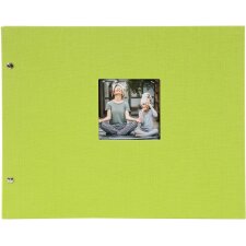 Goldbuch Schraubalbum Bella Vista grün 39x31 cm 40 schwarze Seiten