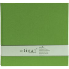 Album fotografico Goldbuch LINUM verde chiaro 25x25 cm 80 pagine bianche