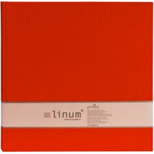 Photo album Linum red 30x31 cm