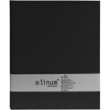 XL photo album Linum black