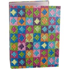 Folder A4 Granny Squares 8 cm colorful