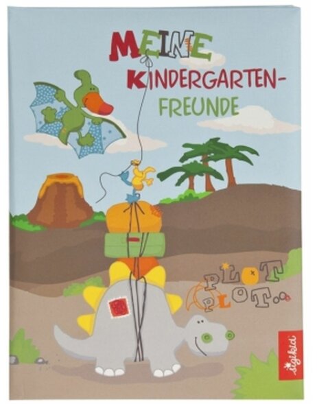 Kindergarten Freundebuch Dibu Daba Dinos