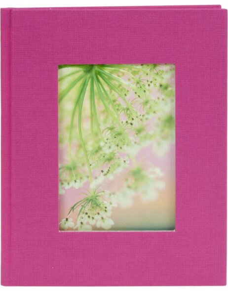 Bella Vista Minialbum f&uuml;r 12 Fotos 13x18 cm in pink