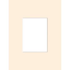 Kant-en-klaar passepartout 24x30 cm voor 15x20 cm structuur wit