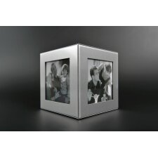 Cube photo en aluminium