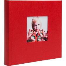 Album à pochettes Laddi 200 photos 10x15 cm rouge