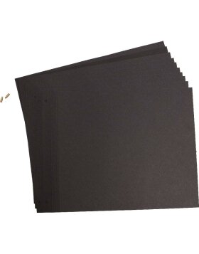 Ergänzungsblätter Laddi schwarz 10 Blatt ohne Pergamin
