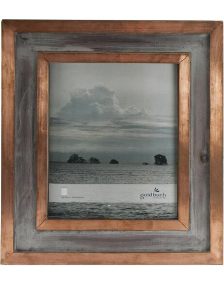 RUSTICAL photo frame 20x25 cm bronze