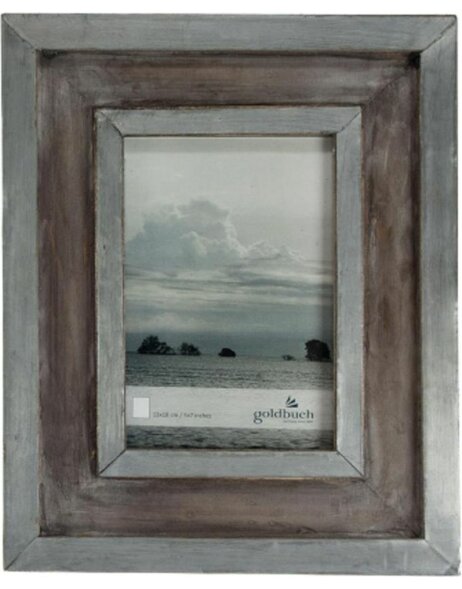 RUSTICAL photo frame 13x18 cm silver