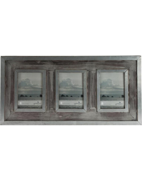 Galerierahmen RUSTICAL silber 3x 13x18 cm