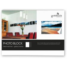 Blok fotograficzny biały na 1 zdjęcie 50x75 cm
