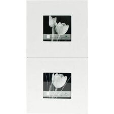 Galerierahmen WHITE MAGIC 2 Fotos 10x10 cm