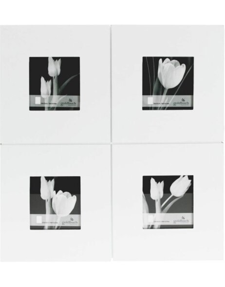 Marco de galer&iacute;a WHITE MAGIC 4 fotos 10x10 cm